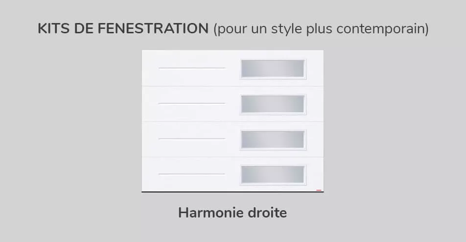 Kit de fenestration - Harmonie droite