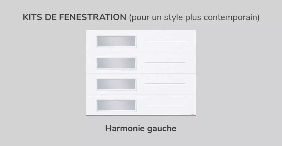 Kit de fenestration - Harmonie gauche