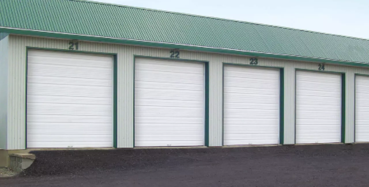 SSI-24 doors, 10' x 10', Ice White