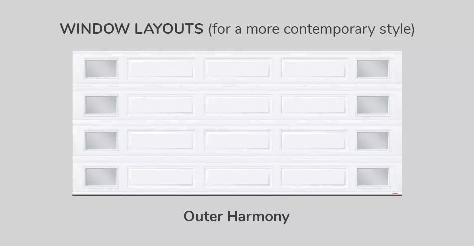 Window layouts, 16' x 7', Outer Harmony