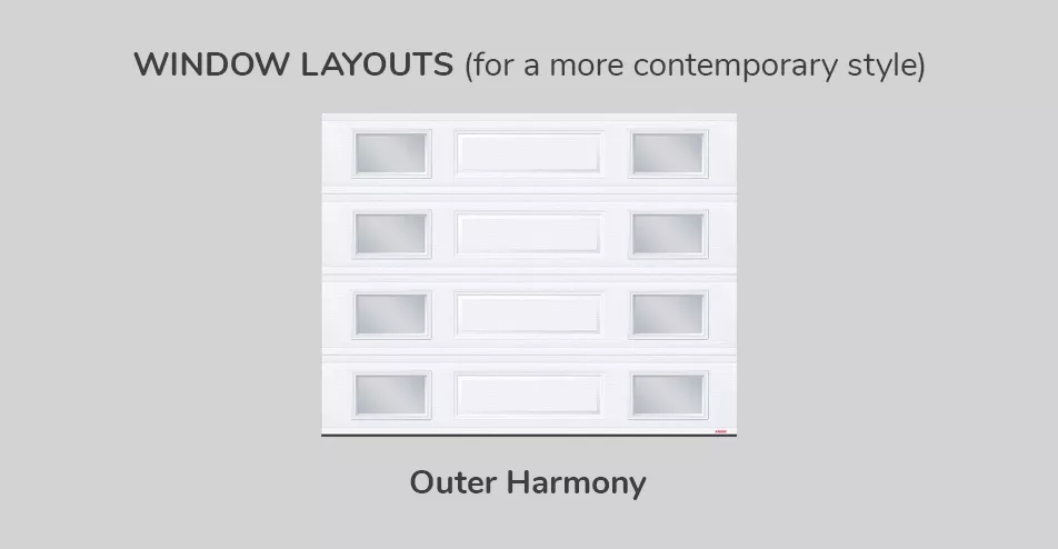 Window layouts, 9' x 7', Outer Harmony