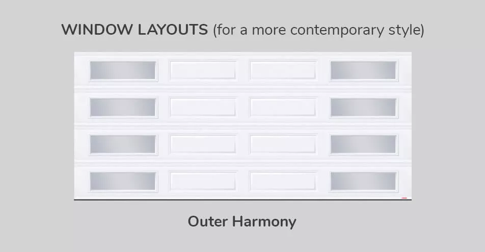 Window layouts, 16' x 7', Outer Harmony