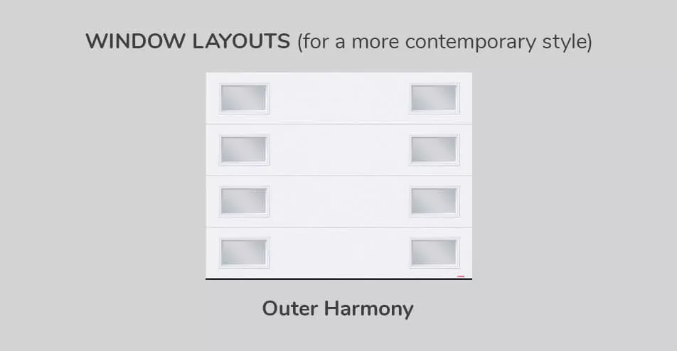 Window layouts, 9' x 7', Outer Harmony