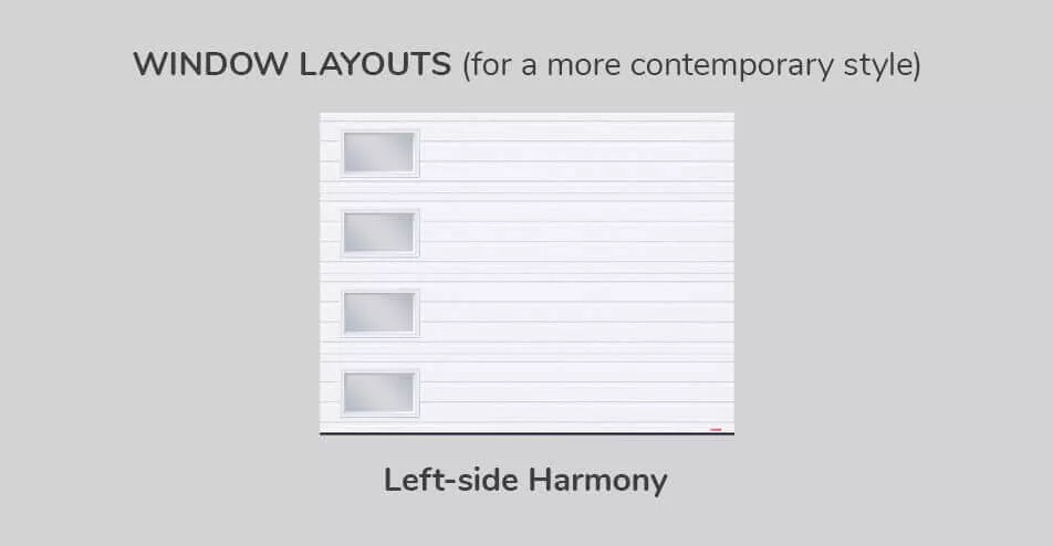 Window layouts, 9' x 7', Left-side Harmony