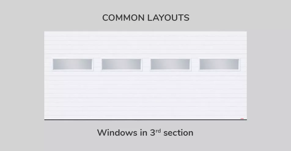 Common layouts, Windows in third section