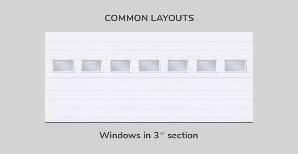 Common layouts, Windows in third section