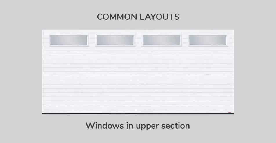 Common layouts, Windows in upper section