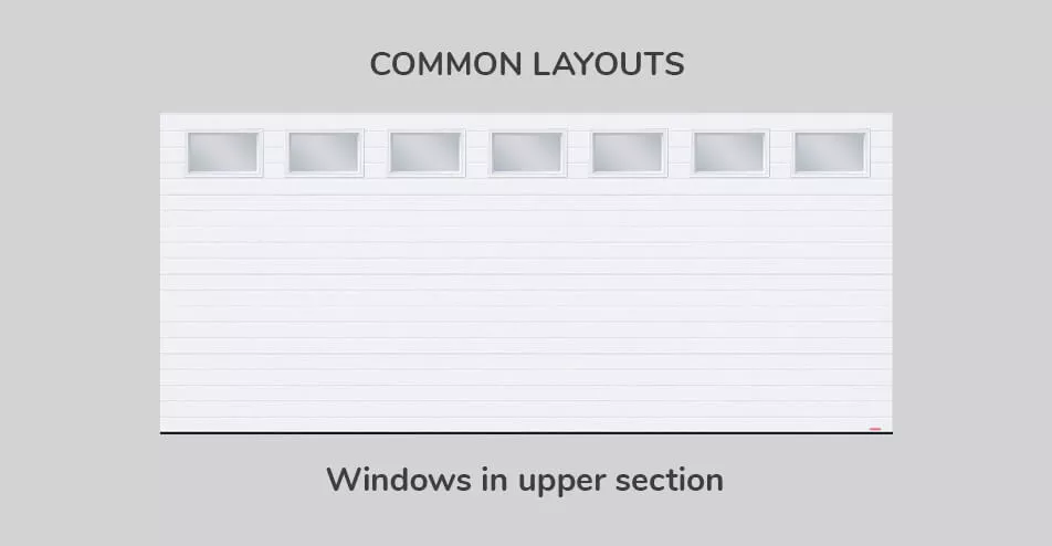 Common layouts, Windows in upper section