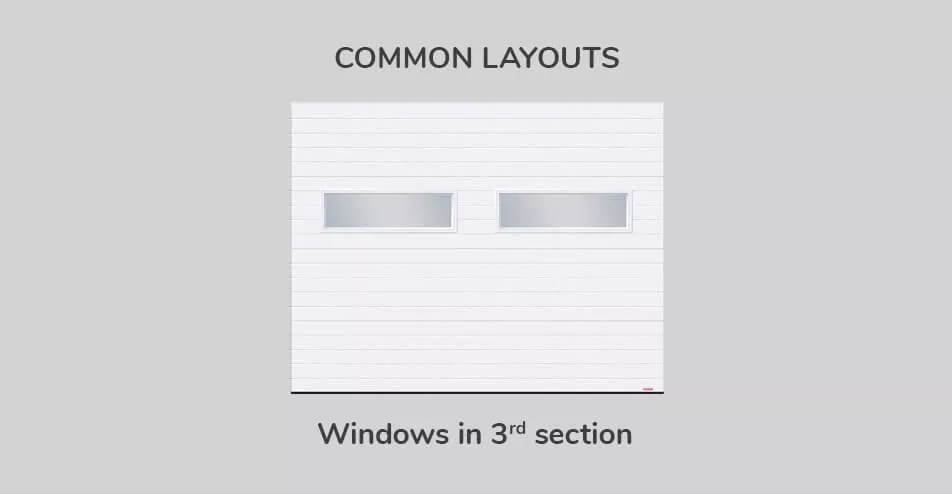 Common layouts, Windows in third section