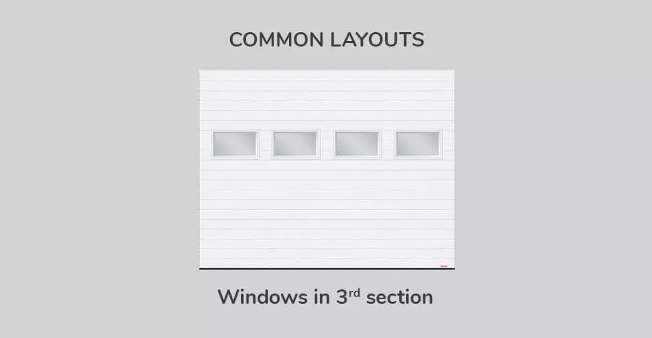 Common layouts, Windows in third section