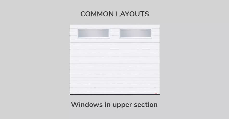 Common layouts, Windows in upper section