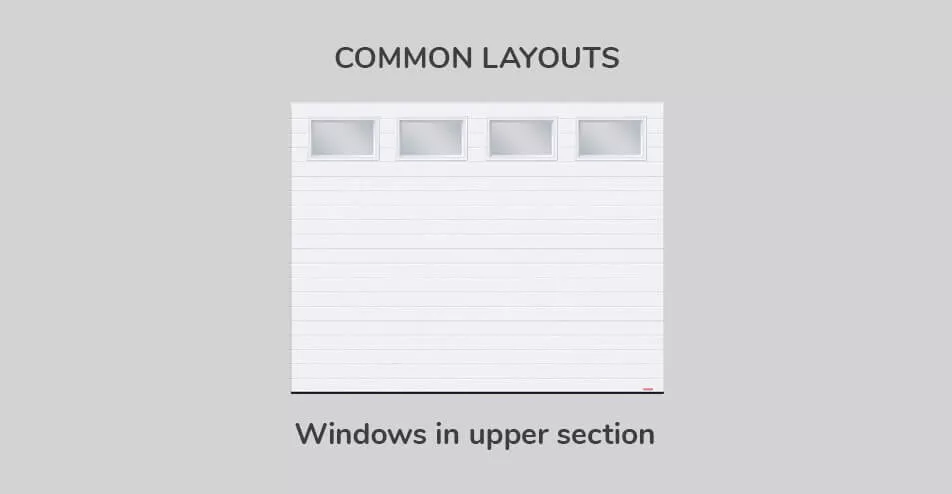 Common layouts, Windows in upper section