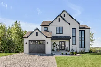 Princeton P-22, 10’ x 8', Black door and overlays, 8 lite Panoramic windows with Clear glass