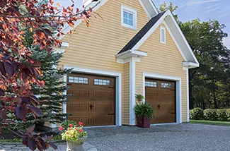 Standard+ North Hatley LP, 9' x 8', Chocolate Walnut Faux Wood, 8 lites Orion windows