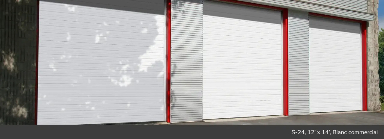 S-24, 12’ x 14’, Blanc commercial