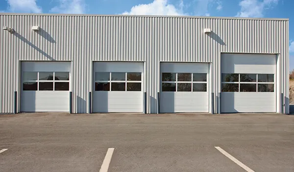 G-2023 doors, 10' x 10' and 12' x 12', Tex White