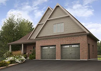 Acadia 138 North Hatley SP, 9' x 7', Dark Sand, windows with Double Stockton Arch Inserts